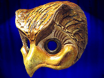 PAPER MACHE Mask OWL