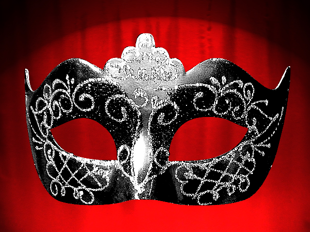 VENETIAN MASK COLOMBINA PUNTA STAR