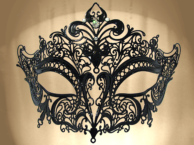 MASQUE BAL VENITIEN METALLIQUE FILIGRANE 