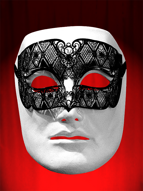 MASQUE BAL HOMME EN METAL FILIGRANE 