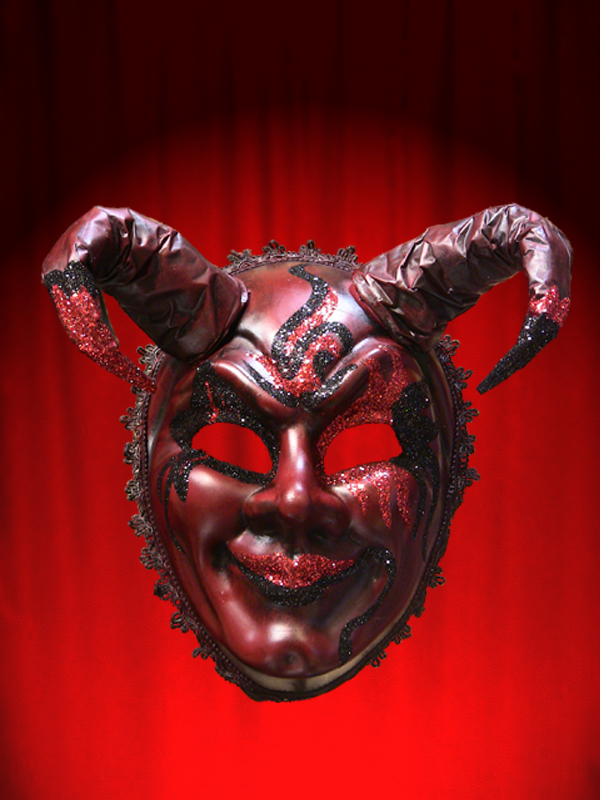 MASQUES VENISE DIABLE ROUGE STEFAN