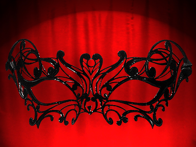BAL MASQUE VENITIEN EN METAL FILIGRANE 