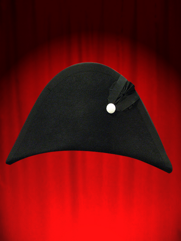 CHAPEAU BICORNE 1ER EMPIRE NOIR