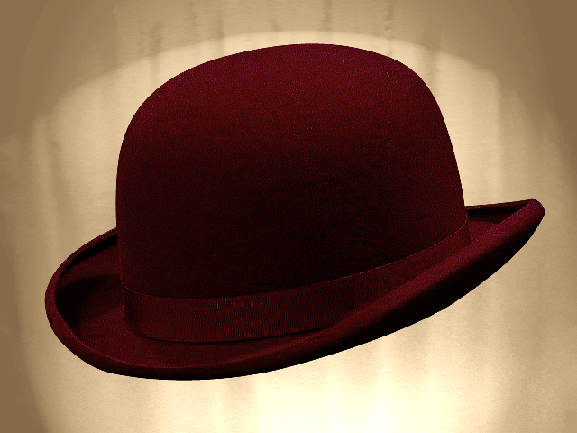 CHAPEAU MELON BORDEAUX (Delai 2/3 semaines)