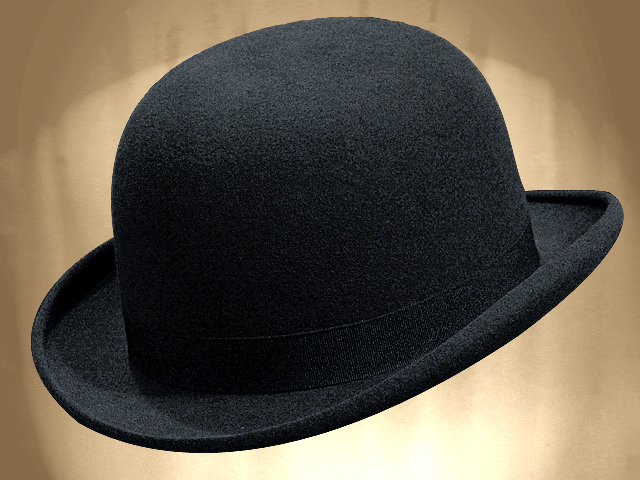 CHAPEAU MELON CABAN BLEU MARINE (Delai 2/3 semaines)