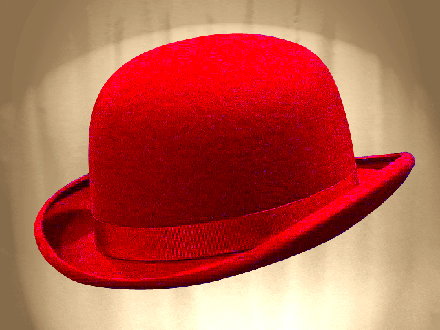 CHAPEAU MELON ROUGE PAVOT (Delai 2/3 semaines)