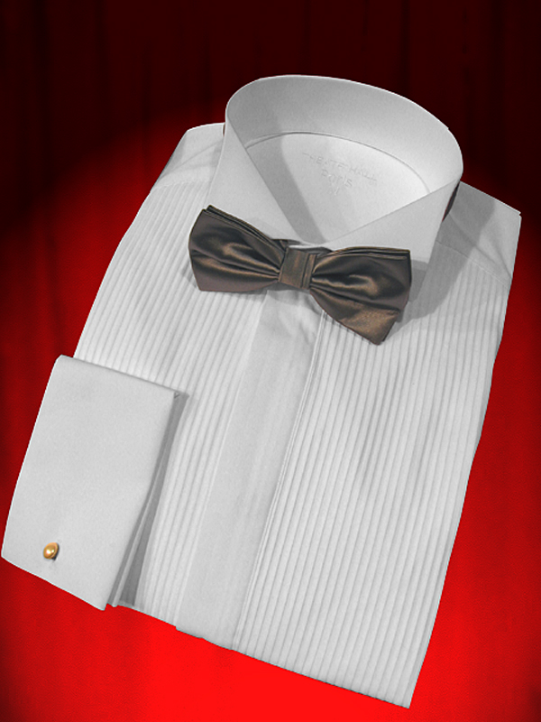 CAMISA 1900 A PECHERA PLISE - CUELLO ESMOQUIN