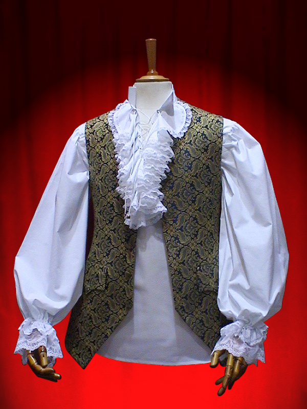 CHEMISE HOMME A JABOT DENTELLE JR