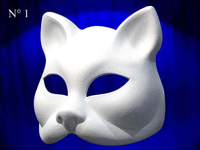 MASQUES CHAT BLANC DE VENISE