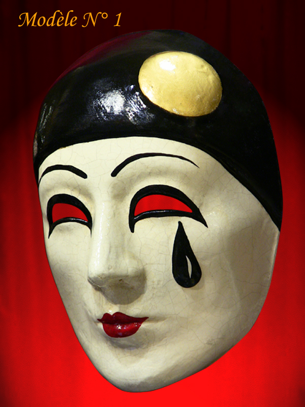 MASCARA DE PIERROT UNICO
