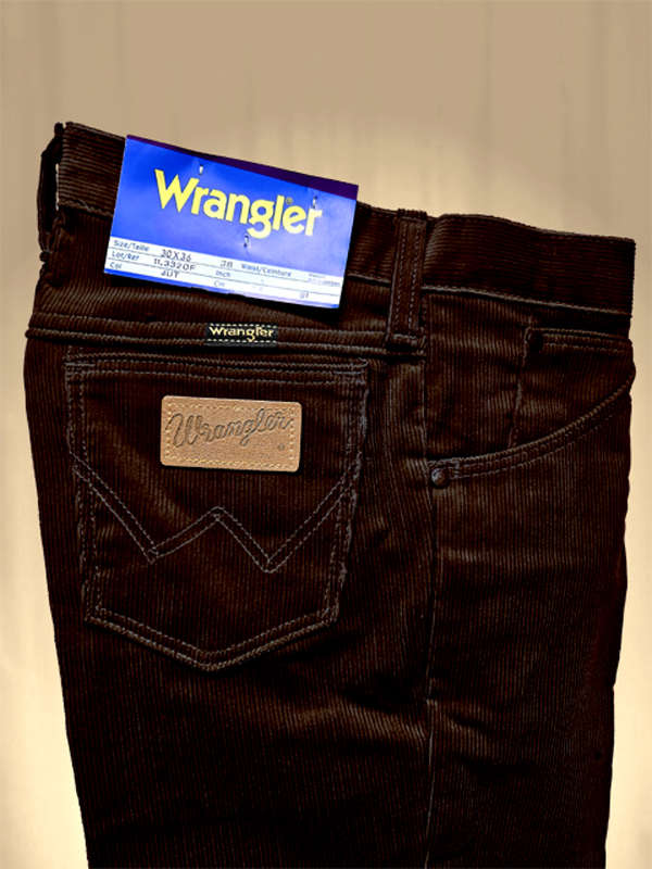 AUTHENTIQUE PANTALON DE VELOURS WRANGLER DES ANNEES 70