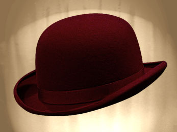 CHAPEAU MELON BORDEAUX (Delai 2/3 semaines)