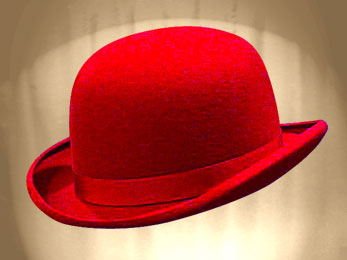 CHAPEAU MELON ROUGE PAVOT (Delai 2/3 semaines)