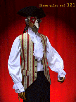 Lange Theaterweste - 17 18 Jahrhundert - rmellose Jacke aus venezianischem Anzug