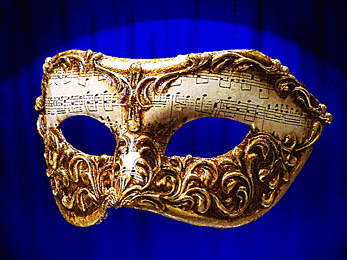 VENETIAN EYES MASKS FOR MAN COLOMBINA MUSIC